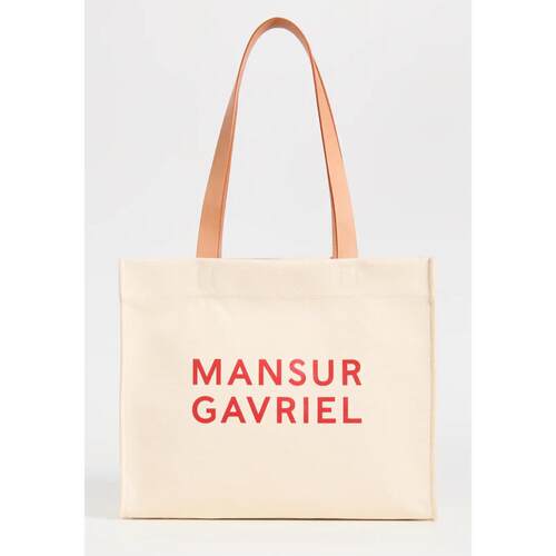 MANSUR GAVRIEL MG购物手提包帆布单肩包NWT