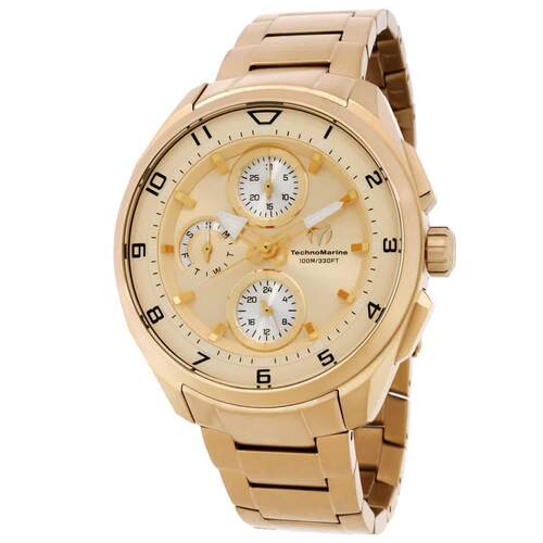 Technomarine TM 318111 OCEAN金色表盘36 mm中性手表