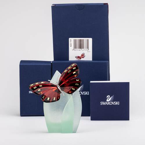 SWAROVSKI施华洛世奇摆件水晶天堂蝶形Adena浅Siam 622737
