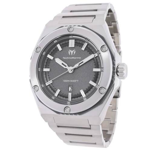 Technomarine TM 416074珊瑚灰表盘45 mm男士手表