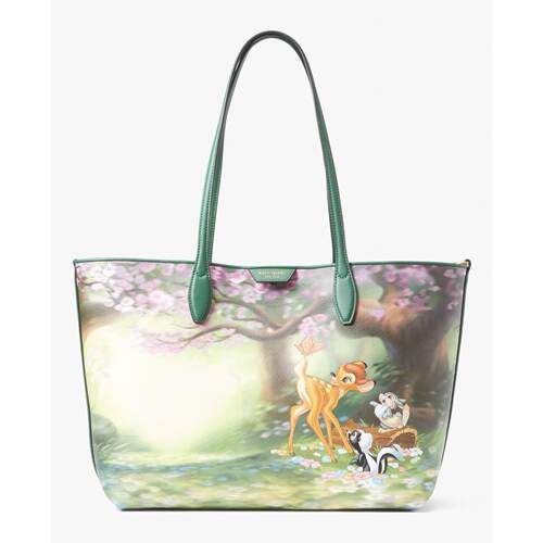 kate spade New York X迪斯尼Bambi Sutton中号手提包小袋NWT