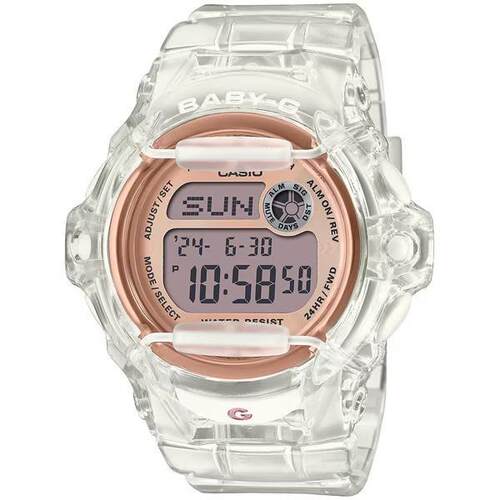 Casio卡西欧Casio BG-169UG-7BJF女手表Baby透明数字的