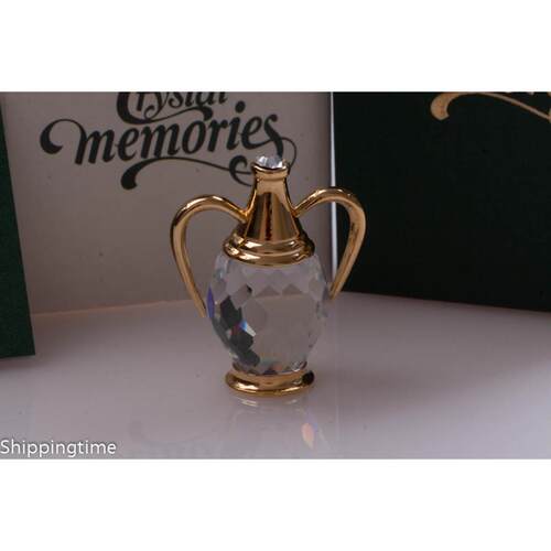 SWAROVSKI施华洛世奇摆件水晶Memories Greek水晶花瓶Amphora金色