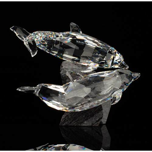 SWAROVSKI施华洛世奇摆件Soulmates Dolphins 955350 5069654