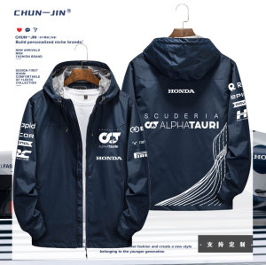 f1赛车服淳今连帽春秋冬