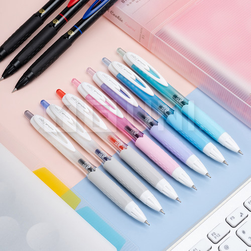 三菱日本签字商务书写按动中性笔