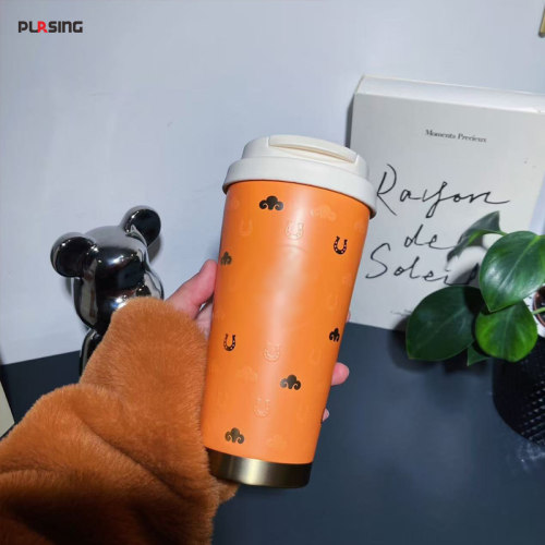 pursing 星爸爸轻奢云蹄生辉系列咖啡杯双饮盖保温保冷咖啡杯316