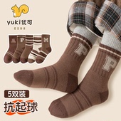 纯棉儿童袜中大童秋冬季 男童袜子春秋款 防臭学生中筒袜 清仓价