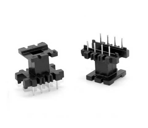 EE25铁氧体磁芯电木骨架立式4+4针排距12.5mm高频变压器电源