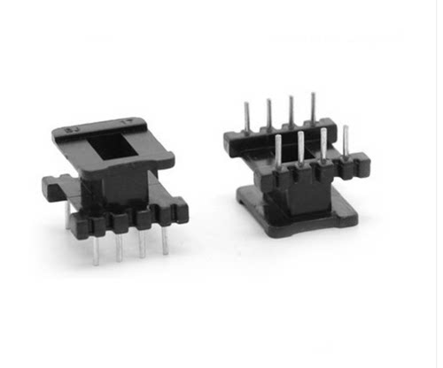 EE14铁氧体PC40磁芯电木骨架立式4+4针排距10mm高频变压器电源