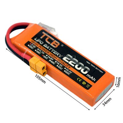 TCB遥控模型玩具锂电池XT60