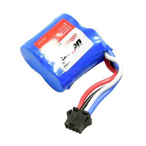 7.4V600mAh黑色SM4P插头遥控船