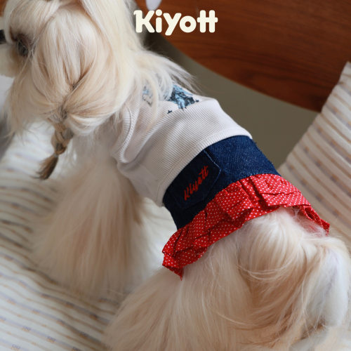 印花KIYOTT牛仔百搭可爱