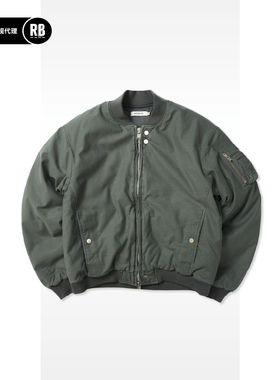 NONNATIVE 秋冬新品骑兵缎面MA1防风夹克男RADIANCE-Blue