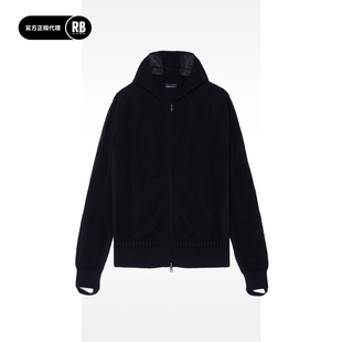 男RADIANCE 半透明织纹针织开衫 Blue 新品 Nilmance