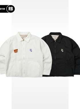 SOFT CONTAINER 刺绣纪念夹克男RADIANCE-Blue