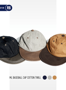 Nigel Cabourn 新品纯棉斜纹棒球帽男RADIANCE-Blue