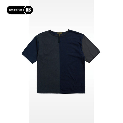 Nigel Cabourn 春夏新品50年代印花短袖男RADIANCE-Blue