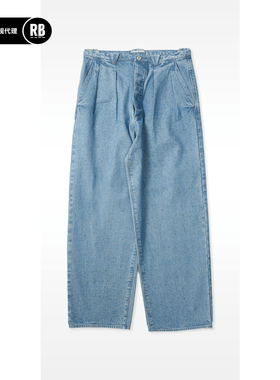 MOTIV/MotivMfg 新品打褶丹宁裤男RADIANCE-Blue