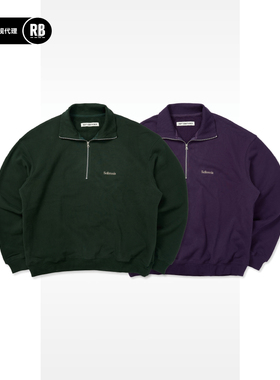 SOFT CONTAINER 半拉网球卫衣男RADIANCE-Blue