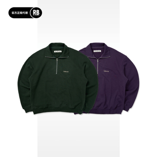 SOFT CONTAINER 半拉网球卫衣男RADIANCE-Blue