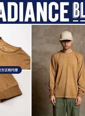 NOSALIGIA HEMP PROJECT新品汉麻有机棉混纺长Tee男RADIANCE-Blue