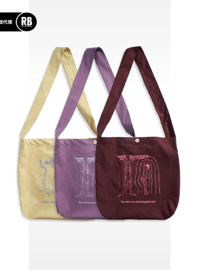 NOSALIGIA 春夏新品印花托特包男RADIANCE-Blue