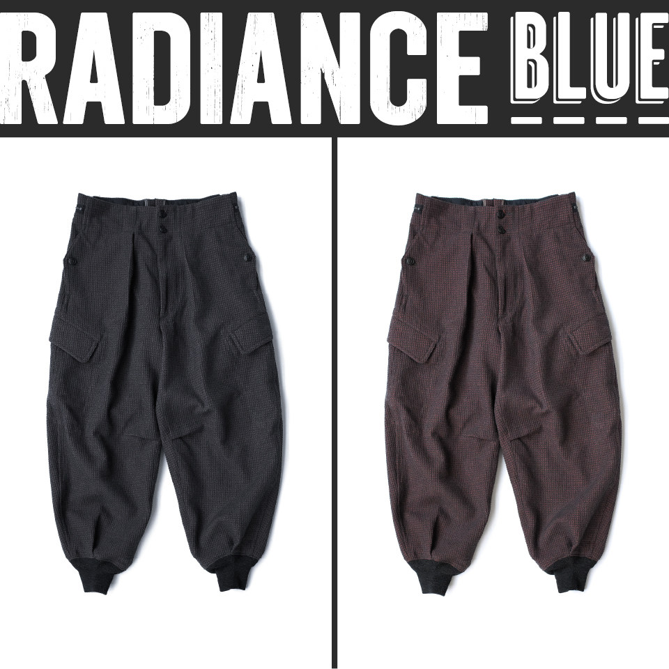 motiv/motivmfg 30年代挪威式滑雪裤都市休闲长裤男radiance-blue