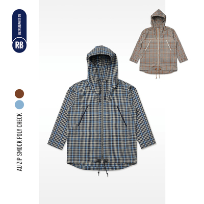 NigelCabourn格子拉链罩衫