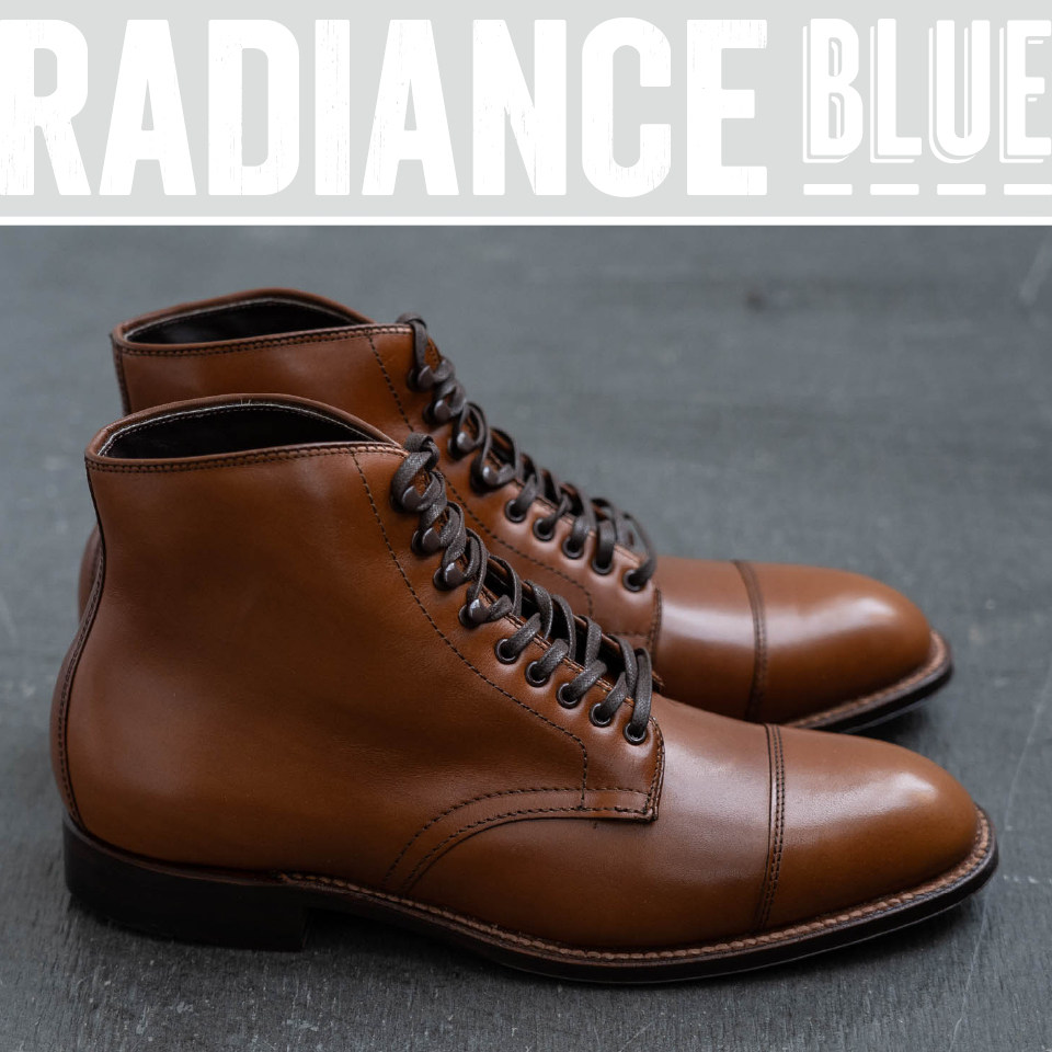alden a0804h 盖头德比小牛皮靴国内现货radiance-blue