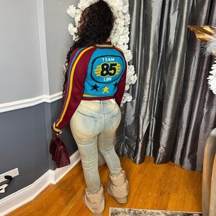 knitted cardigan short jacket长袖 针织外套女 Long 开衫 sleeved