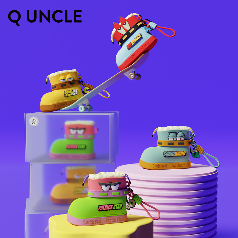 海绵宝宝雨靴耳机包生日礼物女生女朋友闺蜜创意潮玩可爱挂件饰品,节庆用品/礼品,创意礼盒/礼品套组,淘宝优惠券,粉丝福利购,淘宝优惠卷