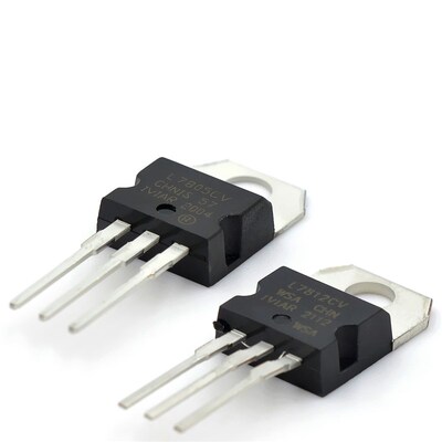 L7805CV 7805 7812 三端稳压器5V TO-220 三极管