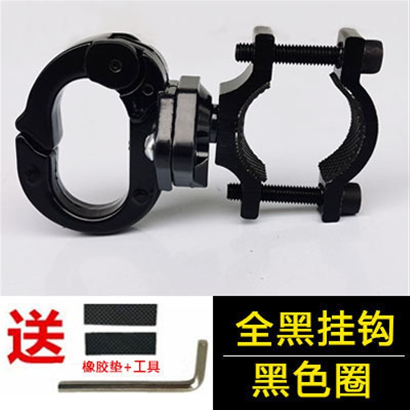 新款加粗固定圈电动车挂物钩免打孔摩托单车车把立杆保险杆前置钩