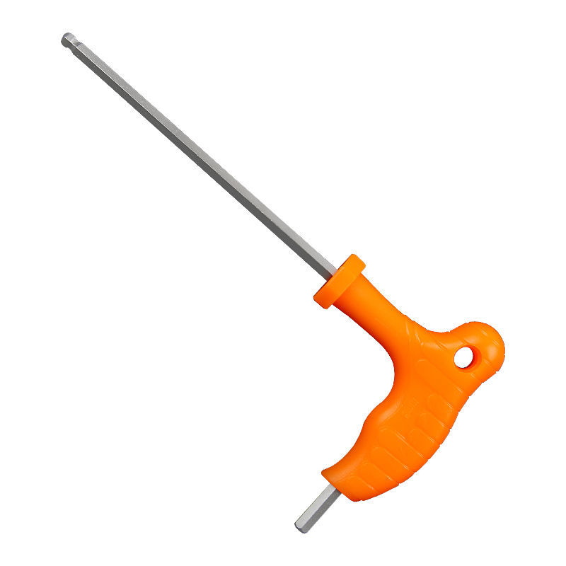 拐杖型平头内六角7字形带手柄球头省力T型内六方扳手3-4-5-6-8mm