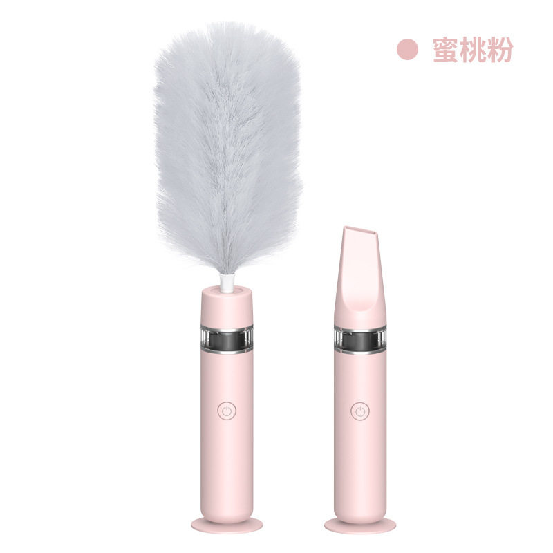 电动鸡毛掸除尘器自动可伸缩静电除尘掸子家用扫灰神器车用吸尘器