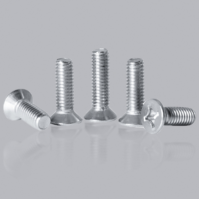 M1.5mm沉头螺丝304不锈钢十字平头螺丝钉M1.5*2x3x4x5x6x8x10x12x