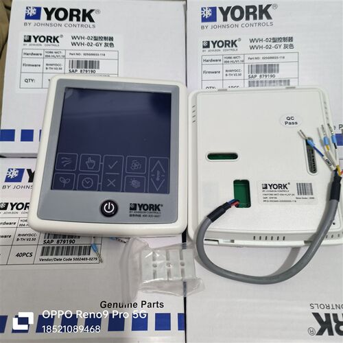 使用于约克中央空调线控器WVH-02-GY控制面板SAP879190线控器GYCC