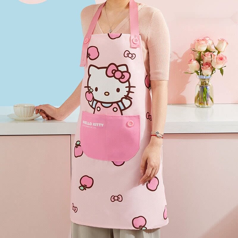 kt耐磨做饭工作服无袖挂脖护衣女