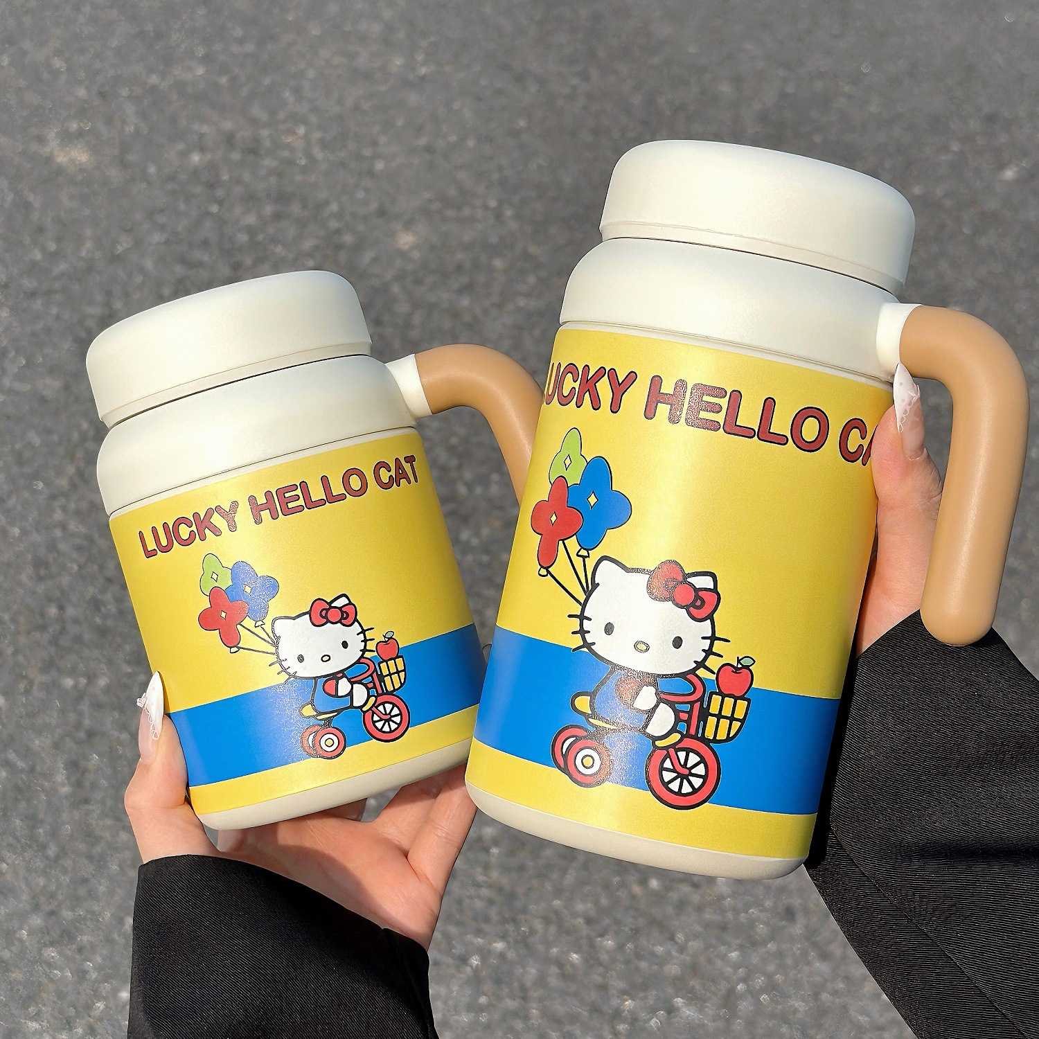 kitty猫保温杯大容量可爱