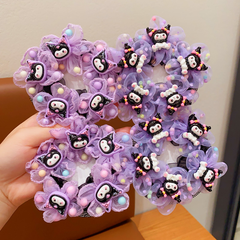 库洛米卡通发网女童可爱不伤发