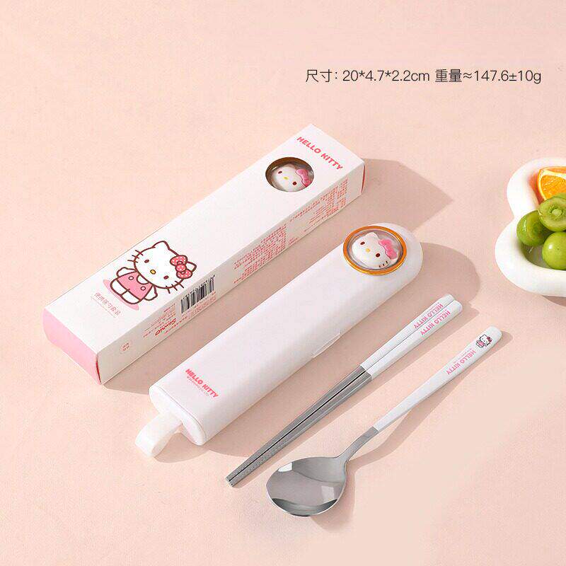 Kitty猫餐具筷子勺子叉子