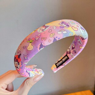 儿童库洛米发箍防滑压碎发卡通酷乐米头箍刘海碎发压发不勒头女孩