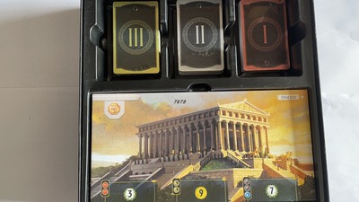 英文版第二版世界七大奇迹桌游