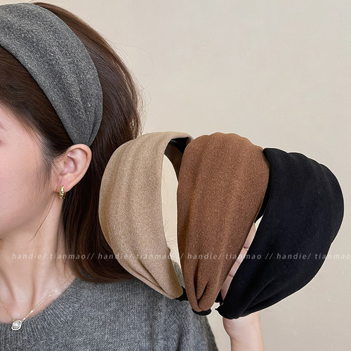 高颅顶宽边发箍日常外戴头箍