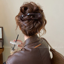 简约气质一字发夹女2025新款 高级感鸭嘴夹大号后脑勺盘发发饰秋冬