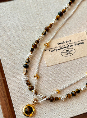 精致氛围感这不就来了~串珠项链