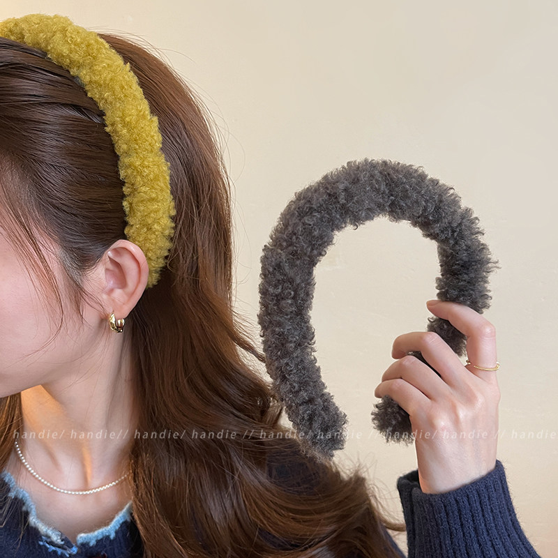 毛绒绒的氛围感气质发箍
