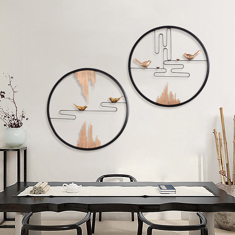 新品新式铁艺墙面装饰壁挂客厅背中景墙装饰品餐厅玄关墙面挂饰壁