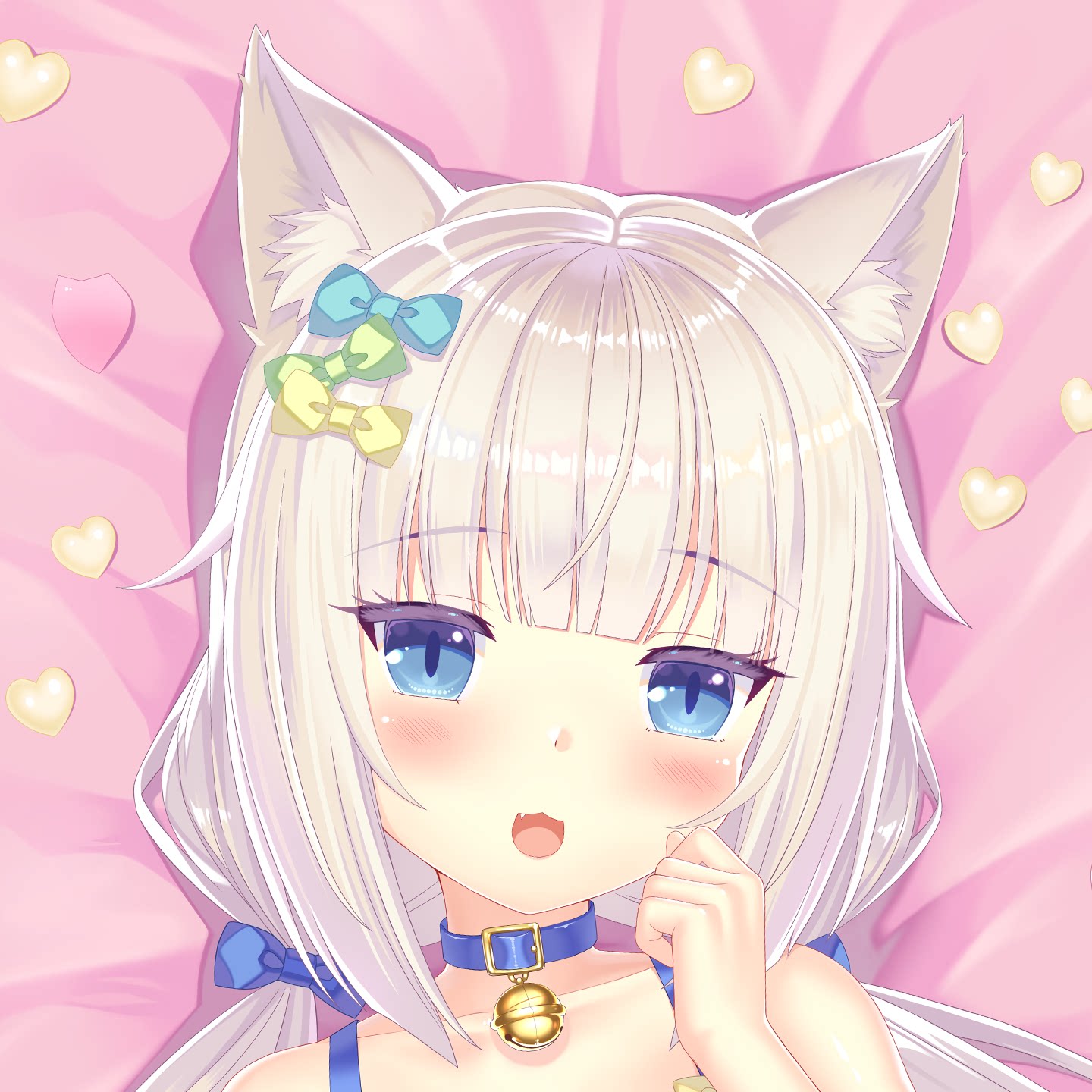 Anime Body Pillow — Night Tea Party Cat Girl Design